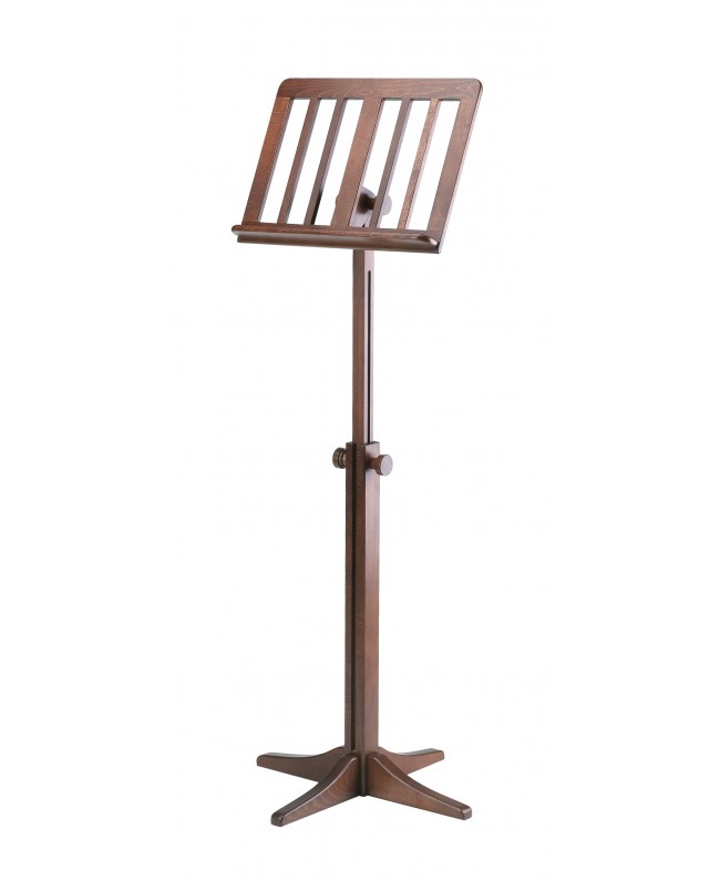 K&M 116/1 Wooden music stand walnut colored