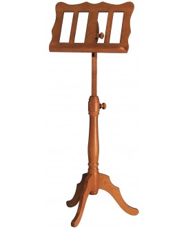 K&M 117 Wooden music stand cherrywood colored