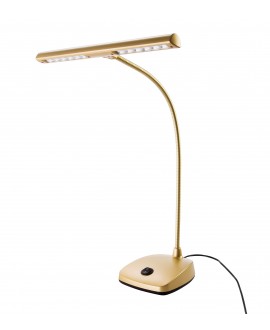 K&M 12297 LED piano lamp gold-colored