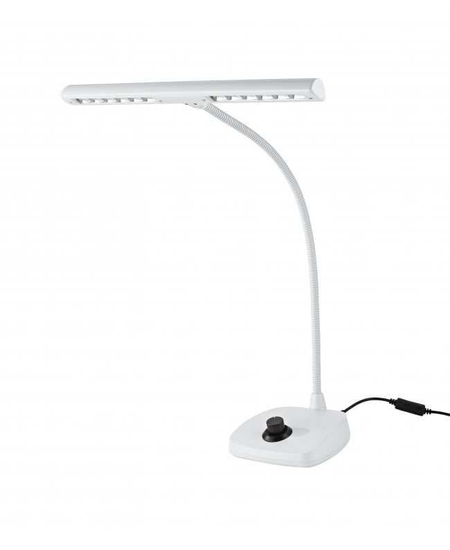 K&M 12298 LED piano lamp white