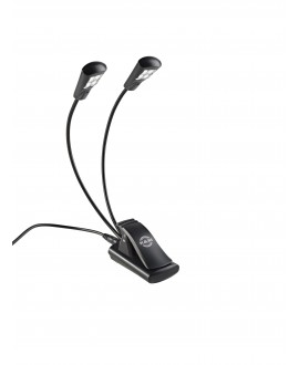 K&M 12245 Music stand light Double4 LED FlexLight Set black