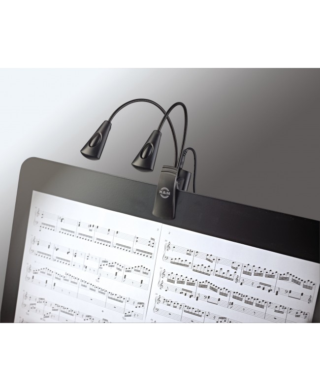 K&M 12245 Music stand light Double4 LED FlexLight Set black