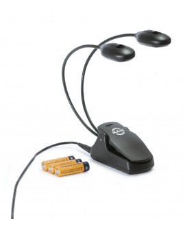 K&M 12270 Music stand light Twin Head black