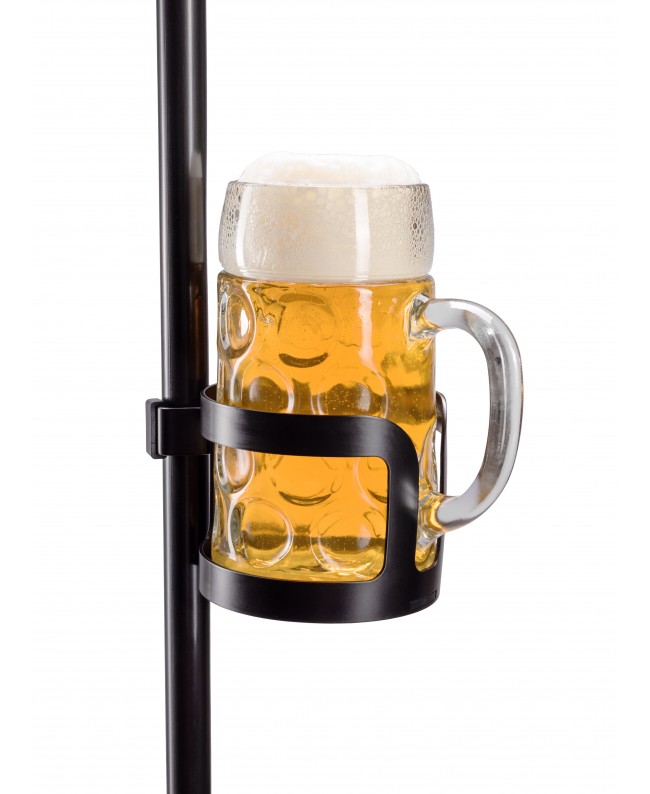 K&M 16026 Universal drink holder XL black