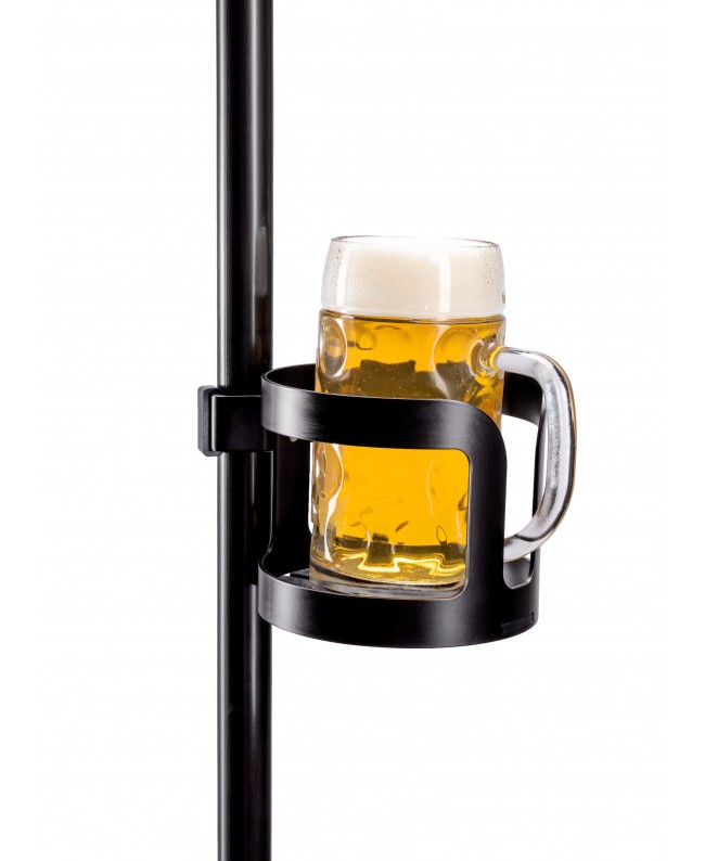 K&M 16026 Universal drink holder XL black
