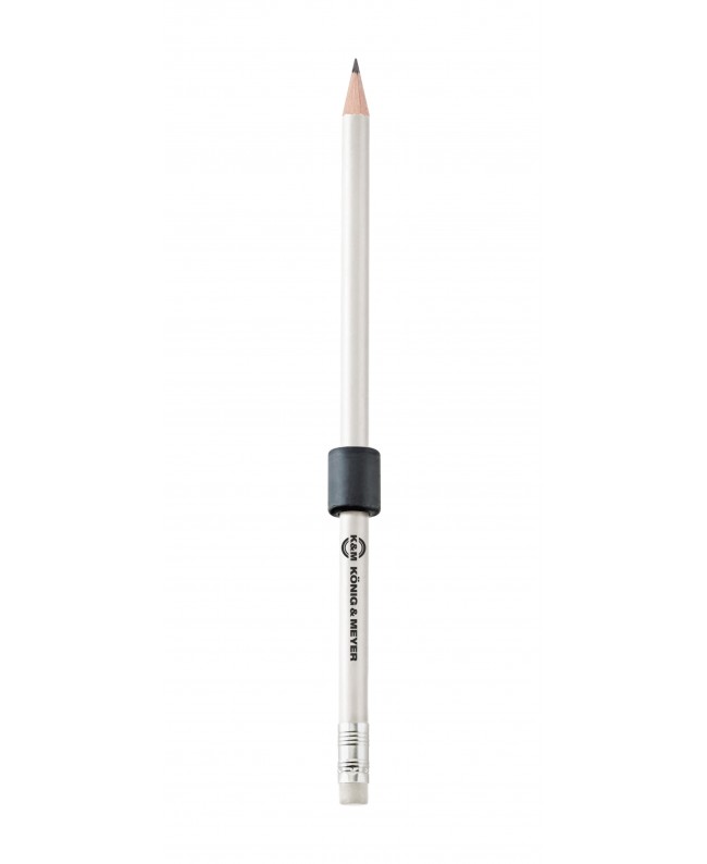 K&M 16099 Holding magnet with pencil white