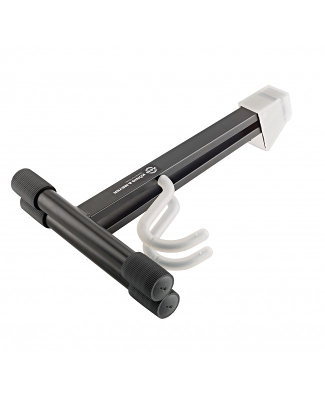 K&M 17540 E-guitar stand black with translucent support elements