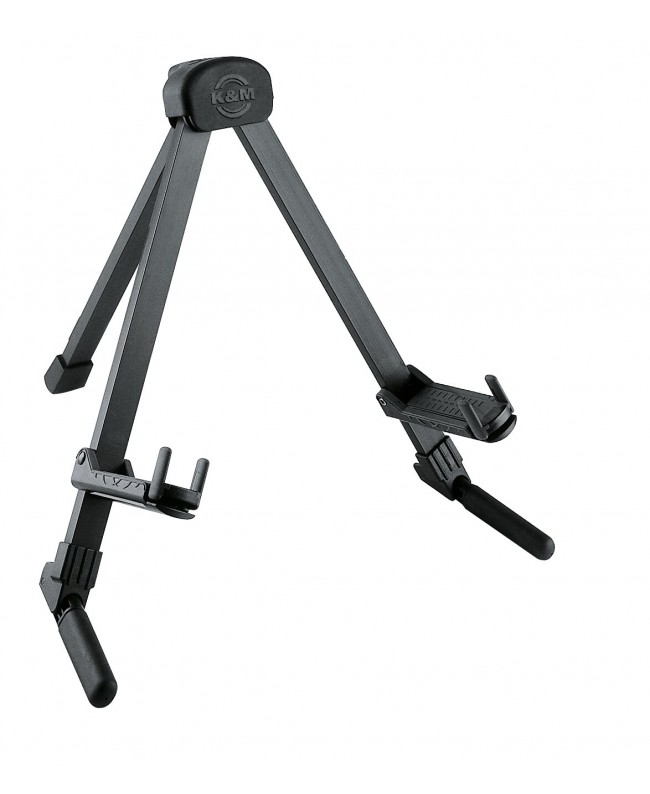 K&M 17550 Guitar stand Memphis Travel black anodized