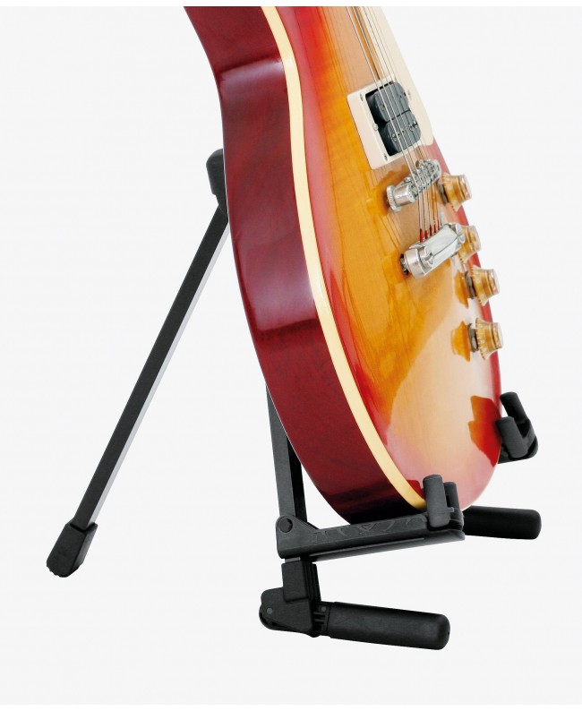 K&M 17550 Guitar stand Memphis Travel black anodized