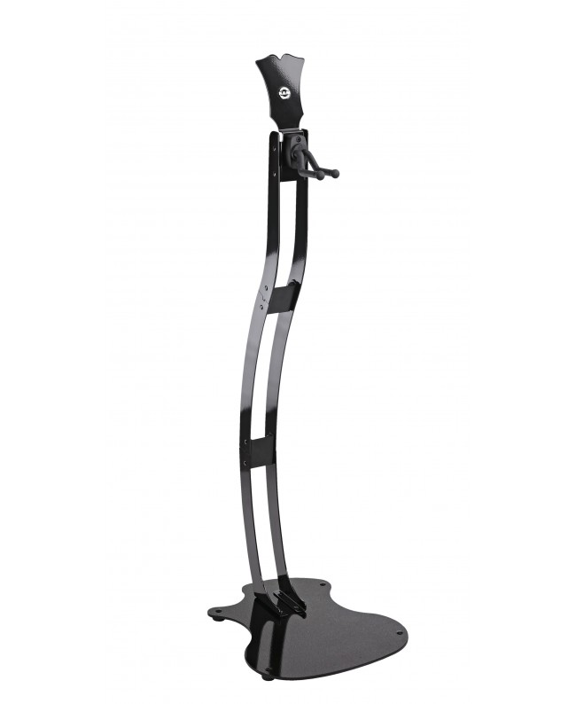 K&M 17630 Guitar Station M black high-gloss