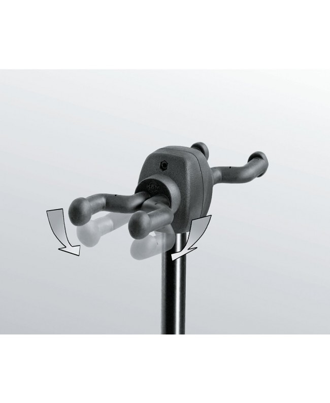 K&M 17620 Guitar stand Double black