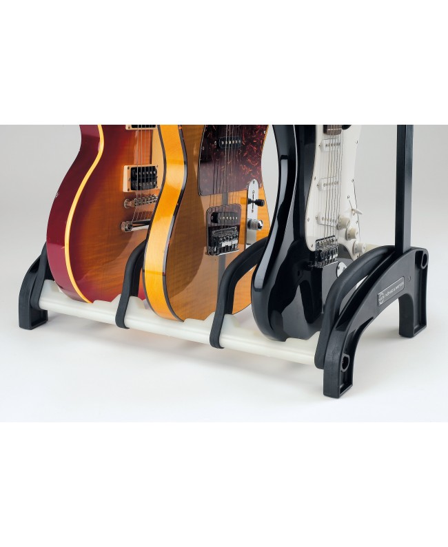 K&M 17513 Three guitar stand Guardian 3 black with translucent support elements