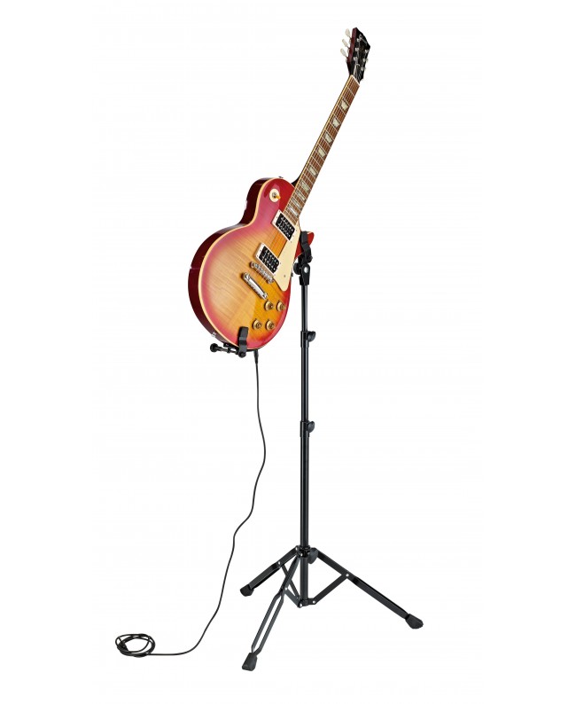 K&M 14760 Guitar performer stand black
