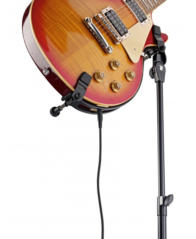 K&M 14760 Guitar performer stand black