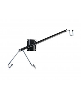 K&M 16296 Wall mount for acoustic guitar black