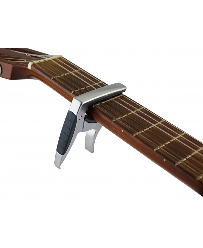 K&M 30910 Guitar capo matt chrome