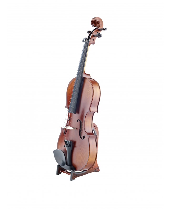 K&M 15550 Violin/Ukulele display stand wooden look