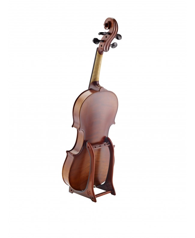 K&M 15550 Violin/Ukulele display stand wooden look