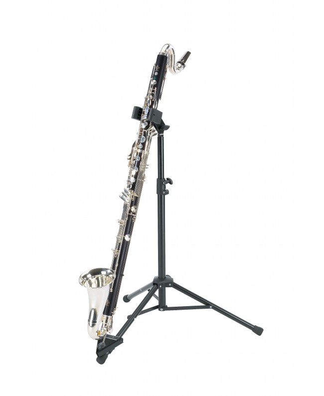 K&M 15060 Bass clarinet stand black