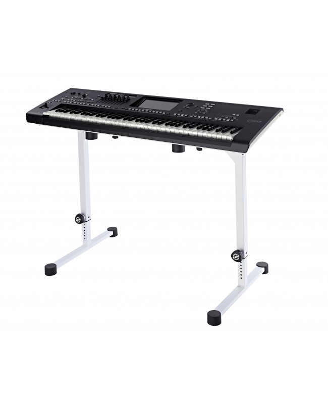 K&M 18810 Table-style keyboard stand Omega pure white