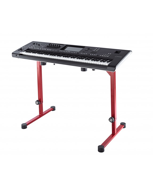 K&M 18810 Table-style keyboard stand Omega ruby red