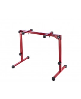 K&M 18820 Table-style keyboard stand Omega Pro ruby red