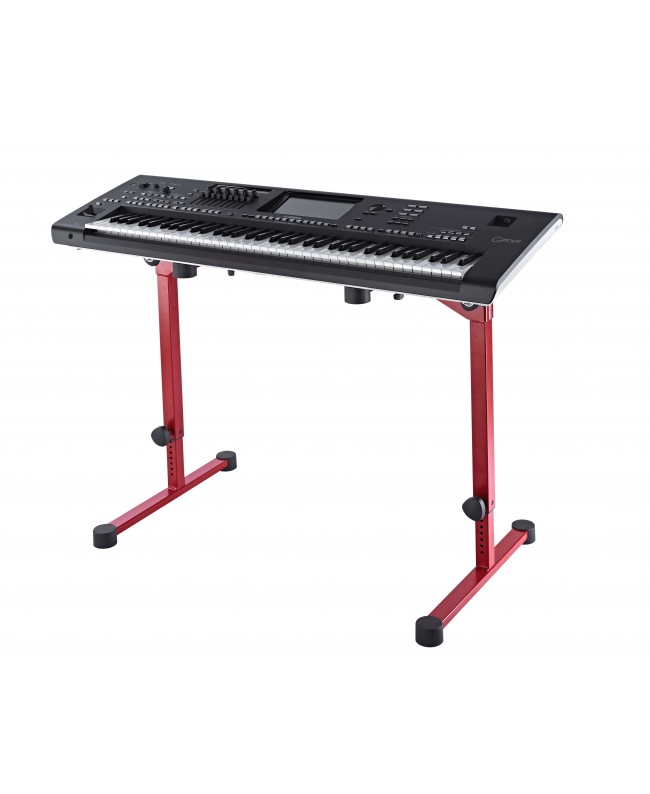K&M 18820 Table-style keyboard stand Omega Pro ruby red