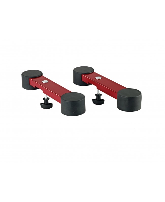 K&M 18827 Stage piano support for Omega ruby red