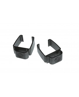 K&M 18809 Cable clamp for Omega black