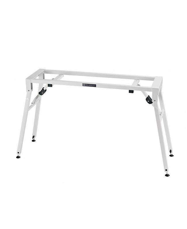 K&M 18953 Table-style stage piano stand pure white
