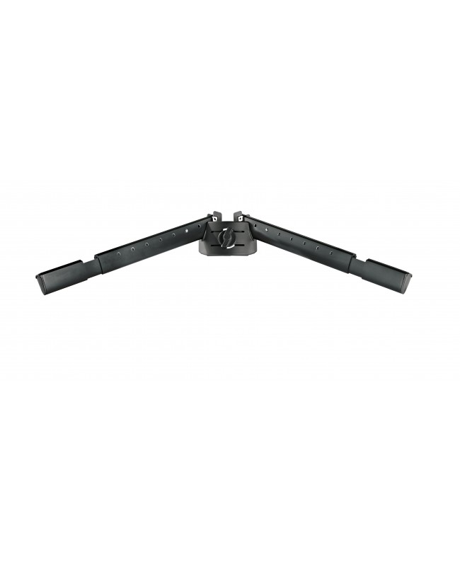 K&M 18865 Support arm set A black anodized