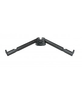 K&M 18866 Support arm set B black anodized