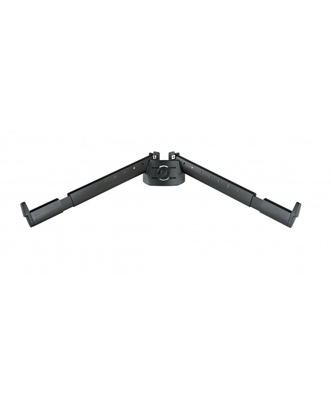 K&M 18866 Support arm set B black anodized