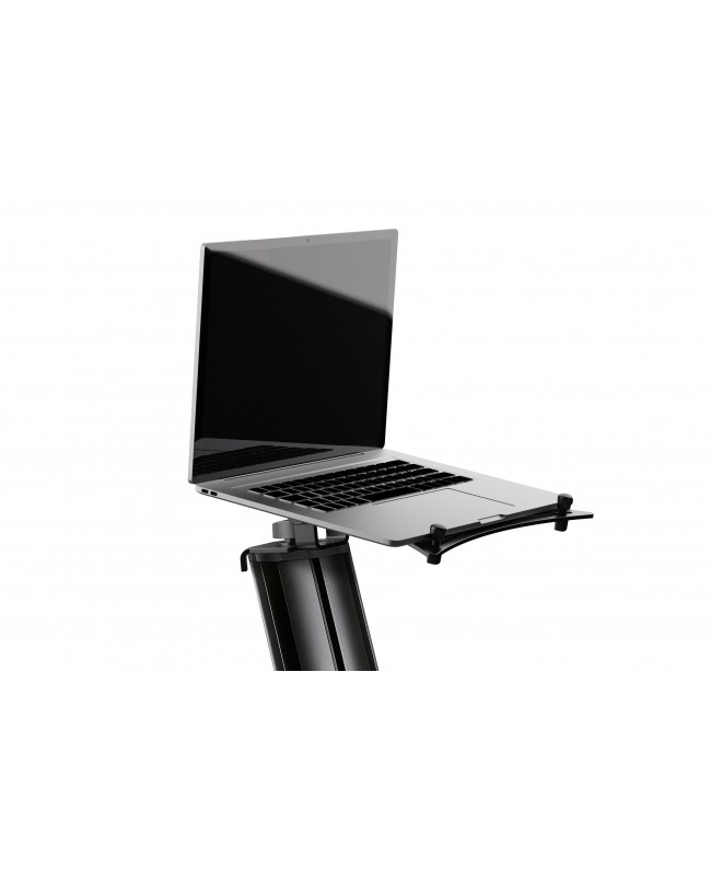 K&M 18863 Laptop rest for the Spider Pro structured black