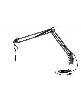 K&M 23850 Microphone desk arm black Supporti da tavolo