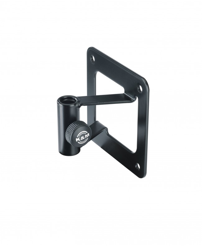 K&M 23856 Wall mount for microphone desk arms black