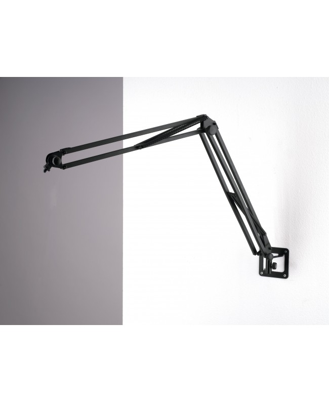 K&M 23856 Wall mount for microphone desk arms black