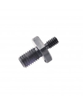 K&M 21922 Thread adapter black zinc-plated
