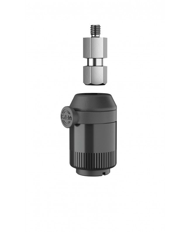 K&M 23903 Threaded bolt zinc-plated 1/4
