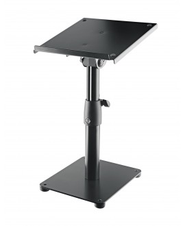 K&M 26776 Tiltable desktop monitor stand black Supporti per monitor da studio