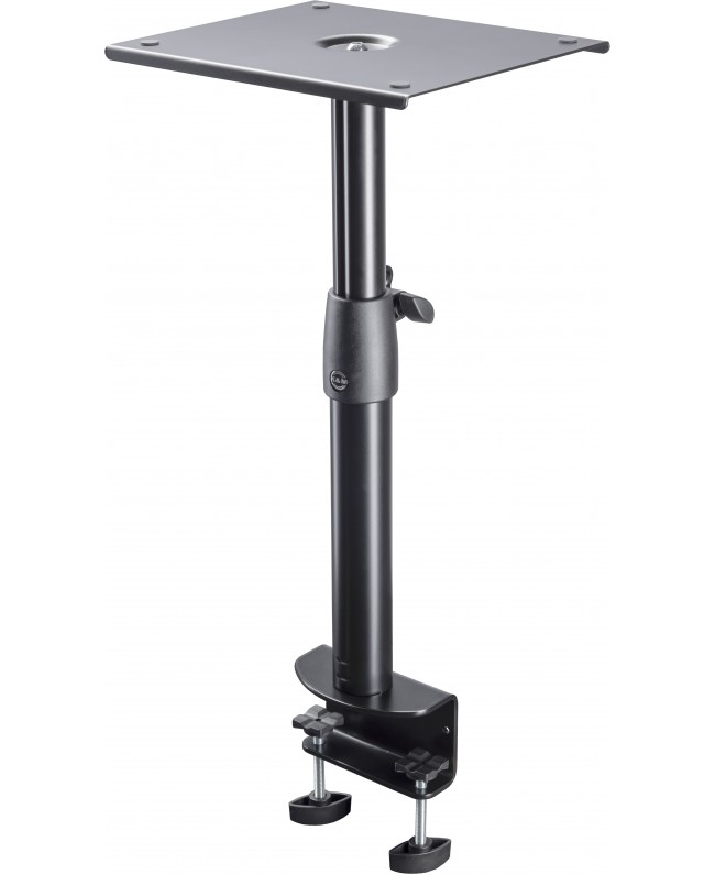 K&M 26777 Clamping desktop monitor stand black