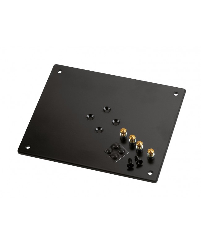 K&M 26792 Bearing plate structured black