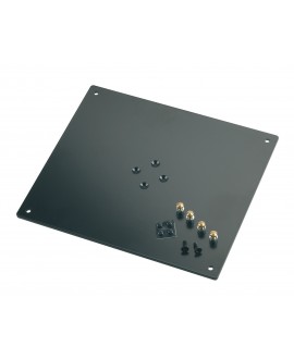 K&M 26792 Bearing plate structured black