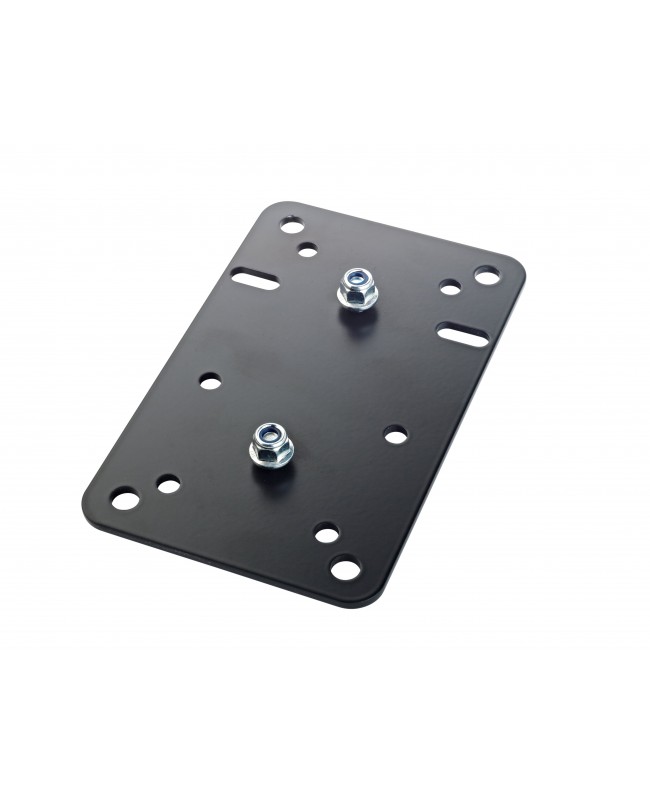 K&M 24352 Adapter panel 1 black