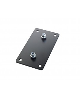 K&M 24356 Adapter panel 3 black