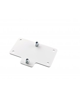 K&M 24357 Adapter panel 4 white