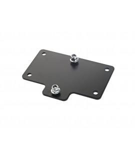 K&M 24357 Adapter panel 4 black