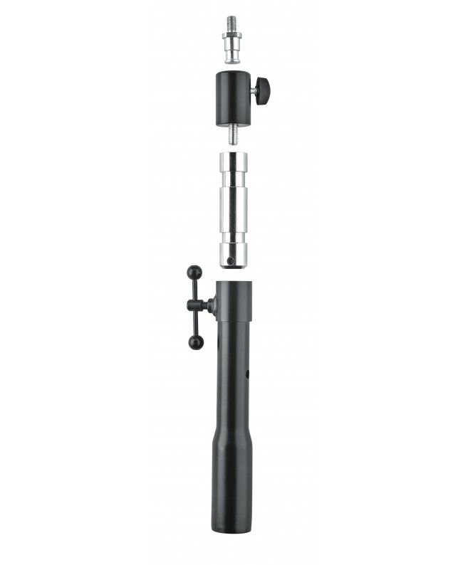 K&M 66390 TV spigot adapter bundle black / zinc-plated