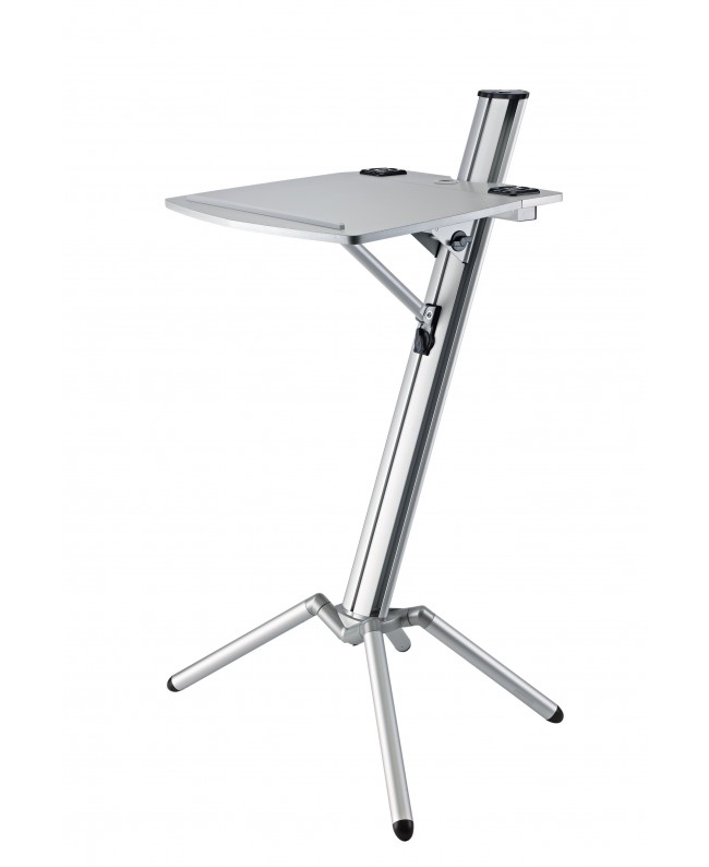 K&M 12386 Lectern Ovation Pro silver