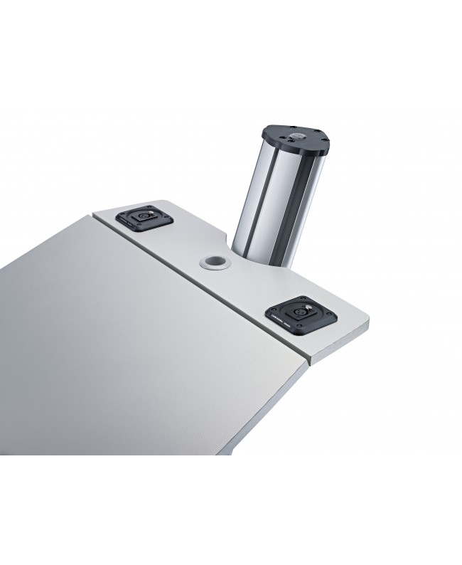 K&M 12386 Lectern Ovation Pro silver